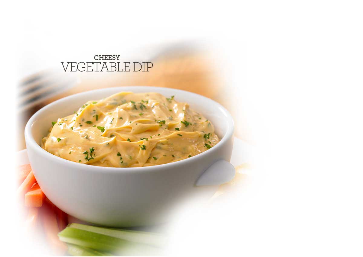 Recipe Cheesy Vegetable Dip Kaukauna Spreadable Cheese