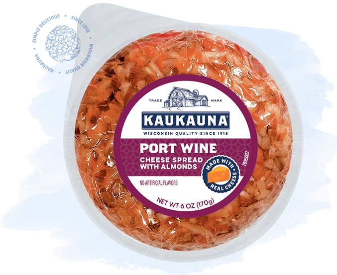 Kaukauna Port Wine Cheese Ball