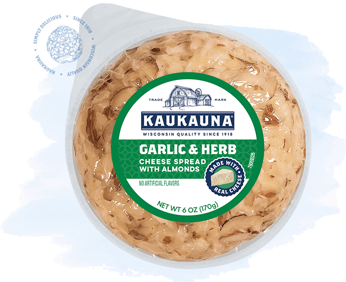 Kaukauna Garlic & Herb Cheese Ball